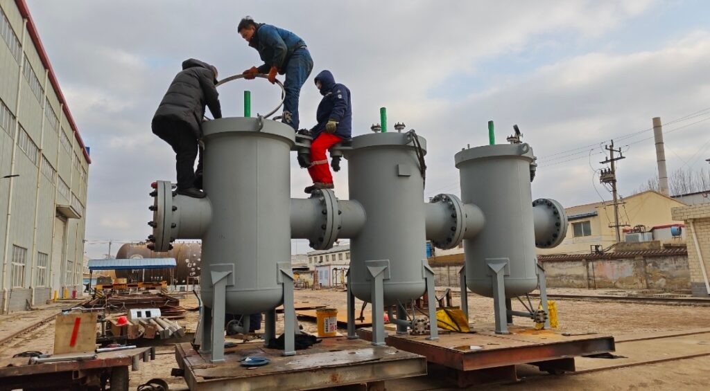 low-alloy high-strength degassing filter