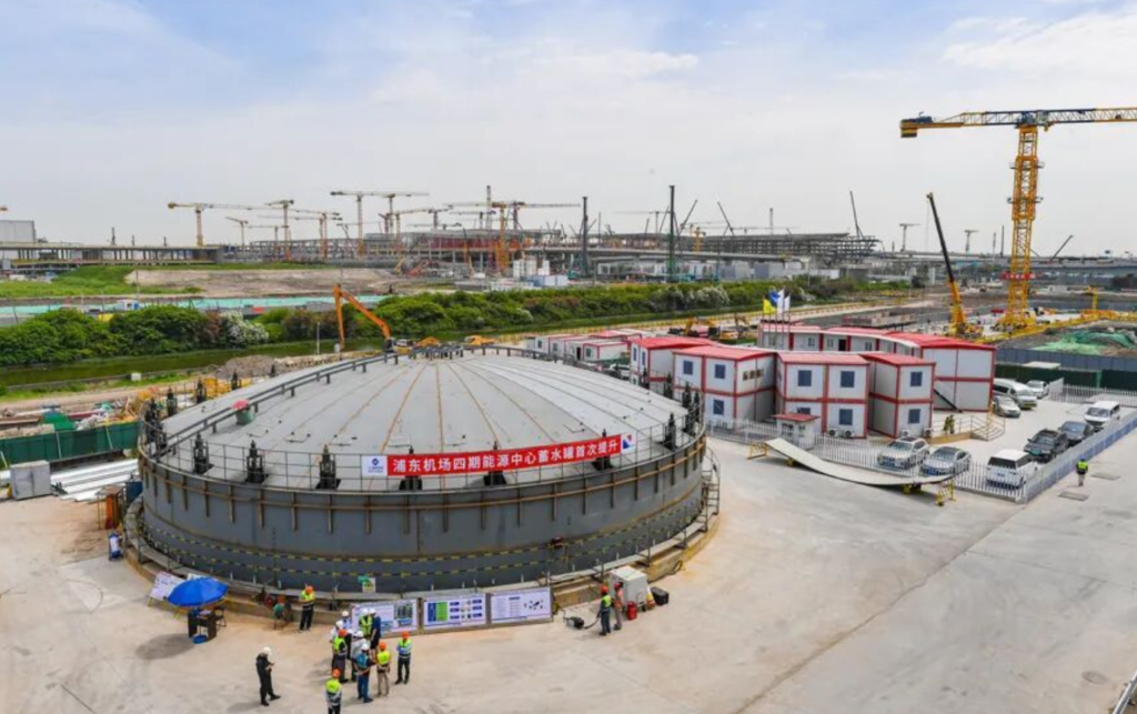 Tianmiao supplies bolted modular atmospheric thermal energy storage tanks for airports and district energy.