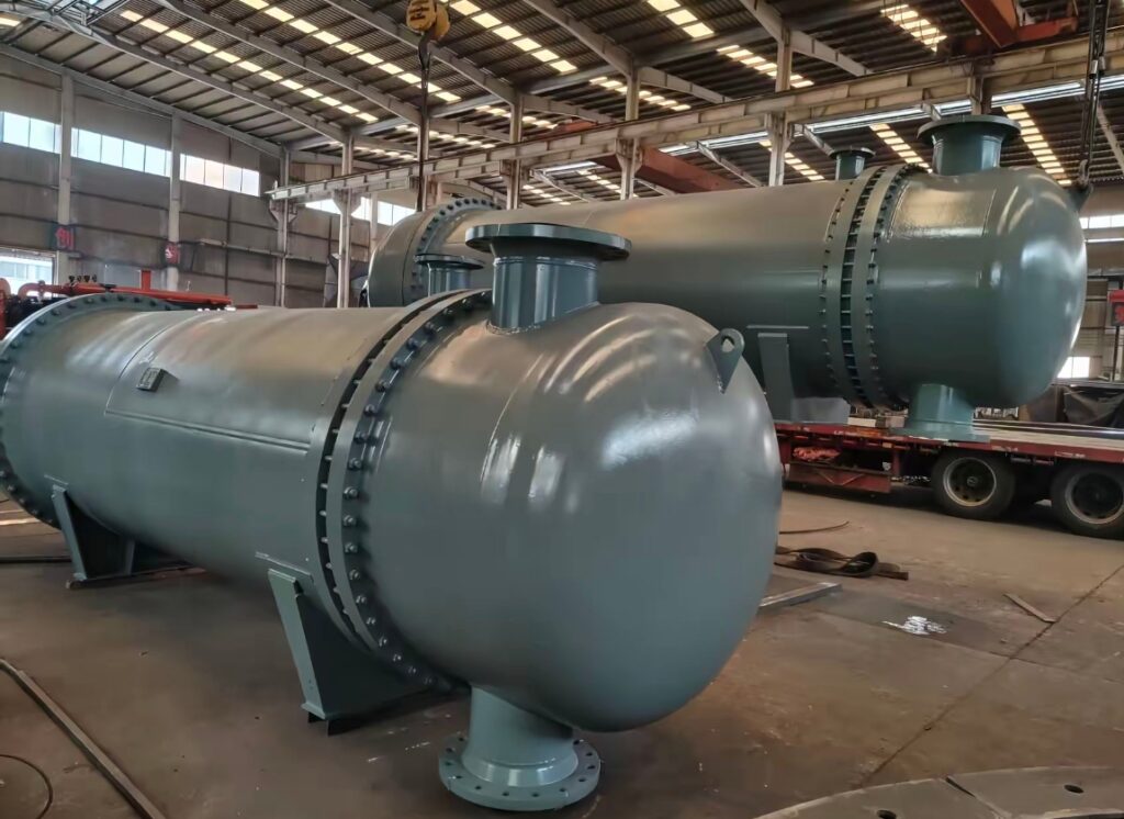 Tianmiao Corrosion Resistant Fluoroplastic Lined Shell And Tube Heat Exchanger for Strong-Acid Chemical Plants