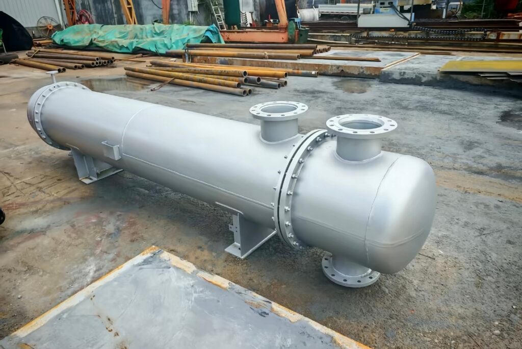 Tianmiao Corrosion Resistant Fluoroplastic Lined Shell And Tube Heat Exchanger for Strong-Acid Chemical Plants