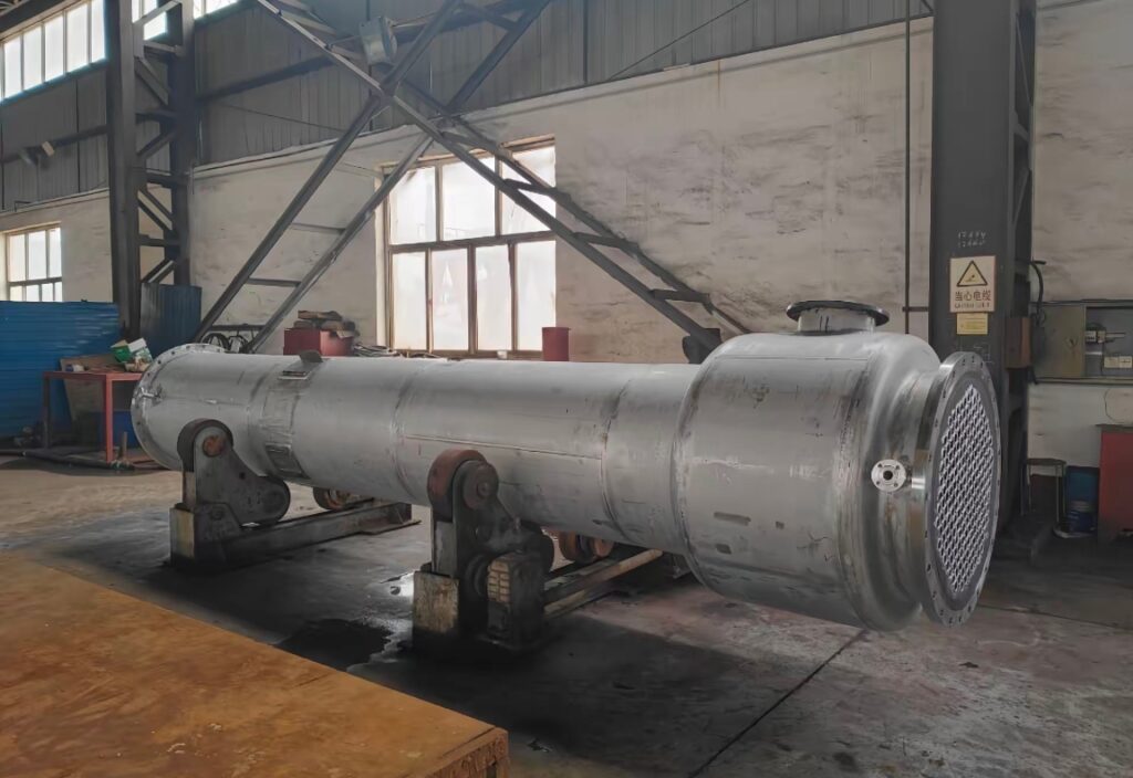 Tianmiao Corrosion Resistant Fluoroplastic Lined Shell And Tube Heat Exchanger for Strong-Acid Chemical Plants