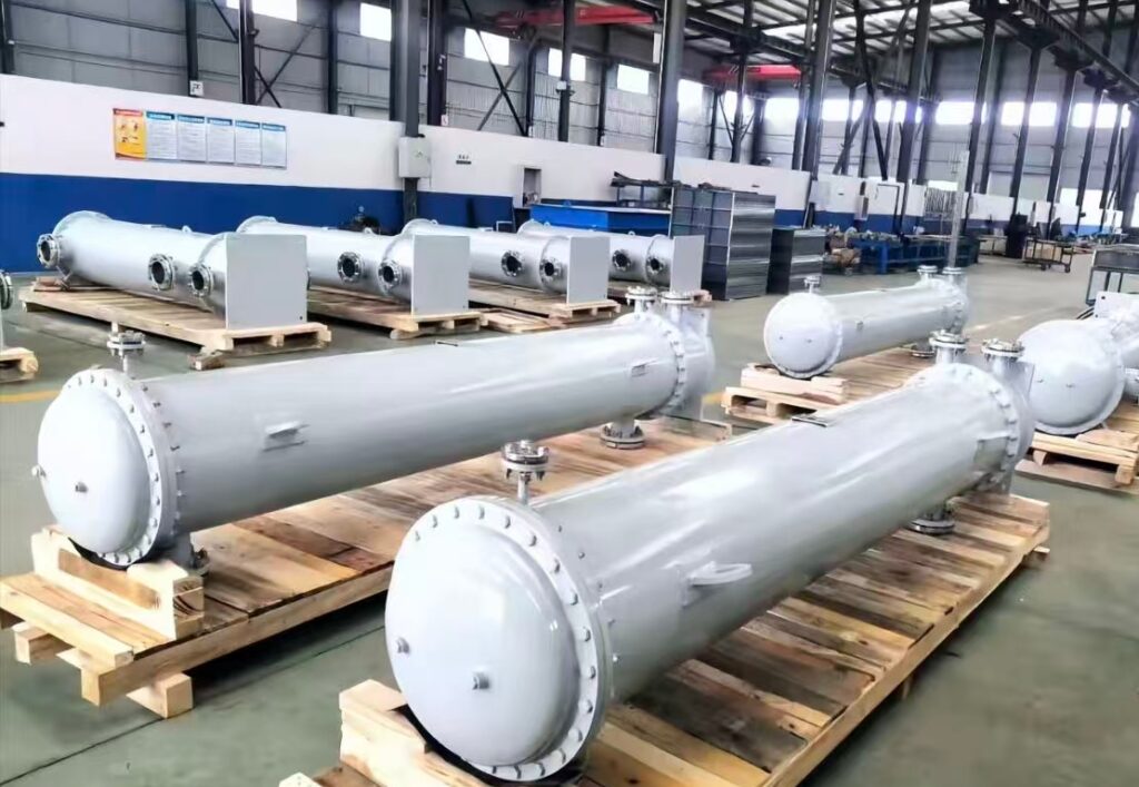 Tianmiao Corrosion Resistant Fluoroplastic Lined Shell And Tube Heat Exchanger for Strong-Acid Chemical Plants