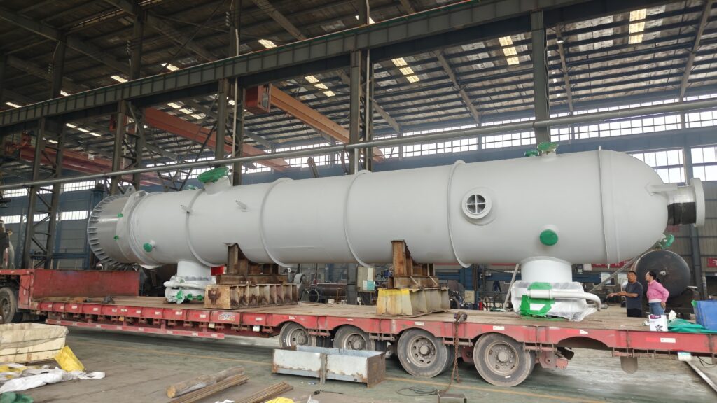 Tianmiao ships a TEG gas dehydration contactor . See how our contactor removes water vapor to meet pipeline specifications.