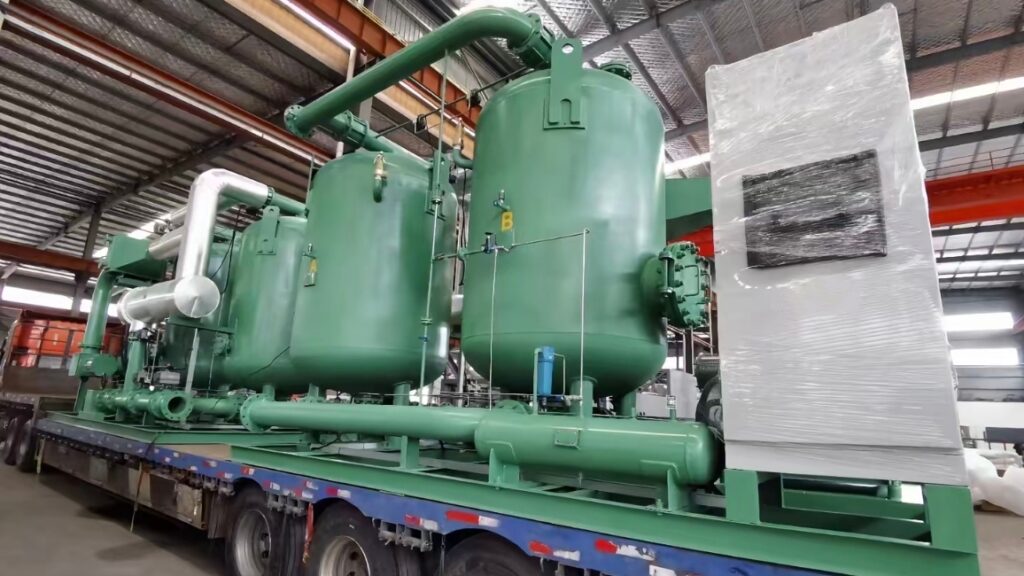 Zero-purge adsorption compressed air dryer manufactured by Tianmiao Company.