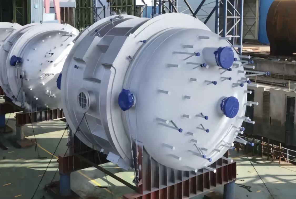 Tianmiao's molten salt reactor vessel passes third-party inspection for export.